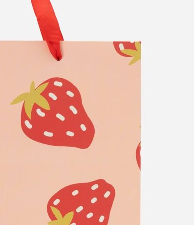 Bolsa de Regalo Pequeña con Estampa Frutillas 2