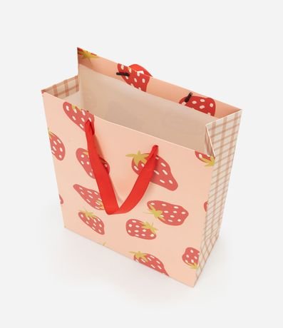 Bolsa de Regalo Pequeña con Estampa Frutillas 3