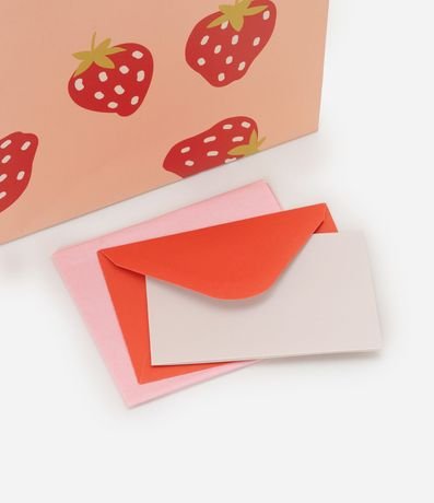 Bolsa de Regalo Mediana con Estampa Frutillas 4