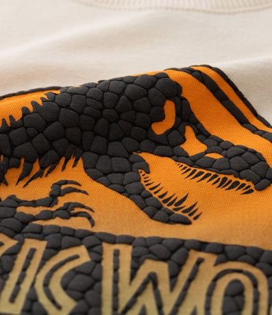 Remera Comfort Infantil con Estampa Jurassic World - Talle 5 a 14 años 4