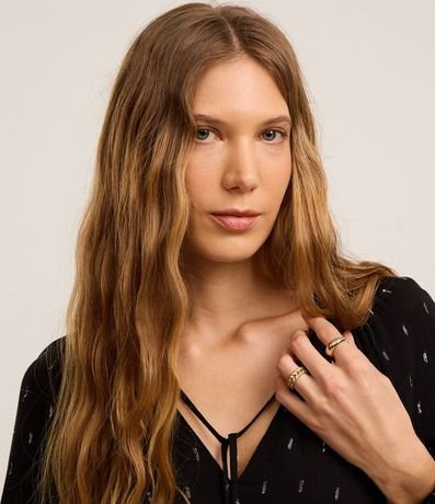 Vestido Evase Midi en Viscosa con con Detalles Contrastantes 3