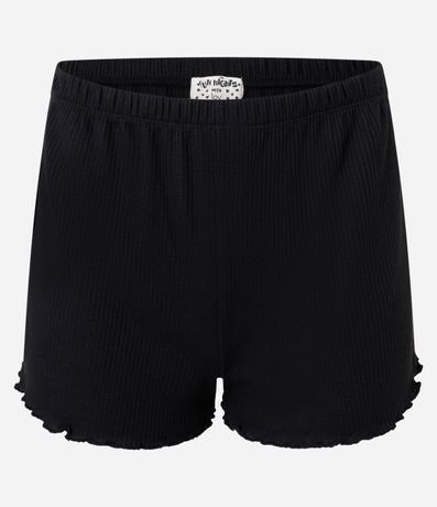 Pijama Short Doll con Detalle de Encaje y Bajo Frufru 6