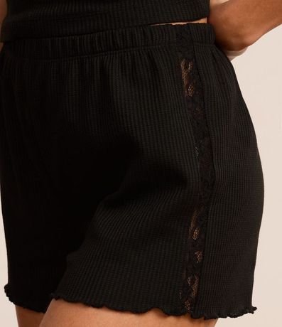 Pijama Short Doll con Detalle de Encaje y Bajo Frufru 3