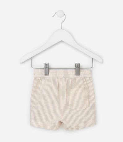 Bermuda Infantil Rayada y con Pequeño Bolsillo - Talle 0 a 18 meses 3