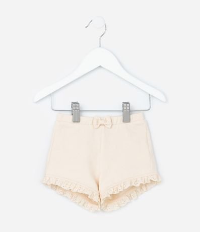 Short Infantil con Volados y Lazo - Talle 0 a 18 meses 2