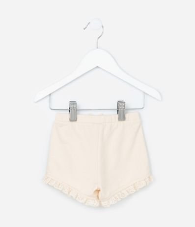 Short Infantil con Volados y Lazo - Talle 0 a 18 meses 3