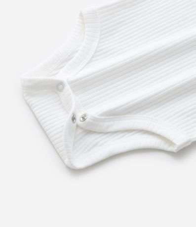 Body Infantil Canelado con Cuello Muñeca en Broderie - Talle 0 a 18 meses 8