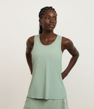 Musculosa Nadador Deportiva en Microfibra con Furos