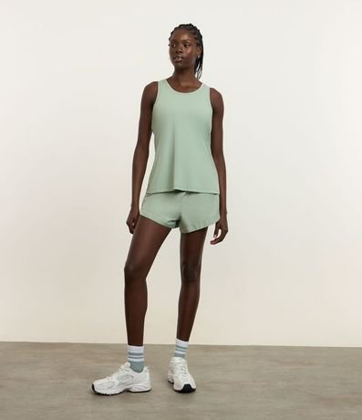 Musculosa Nadador Deportiva en Microfibra con Furos 2