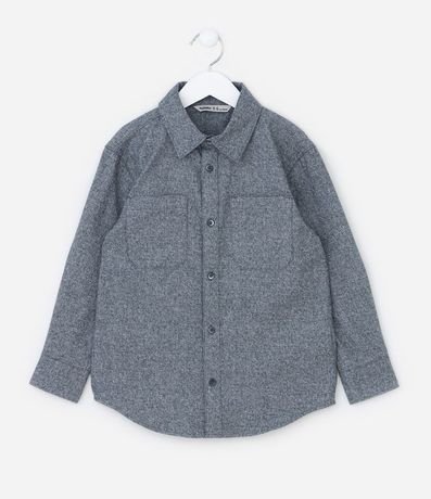 Camisa Infantil Franela con Bolsillos