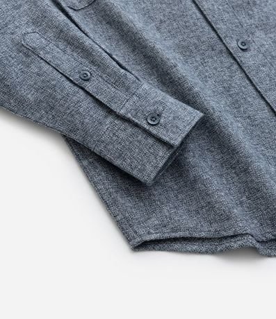 Camisa Infantil Franela con Bolsillos 4