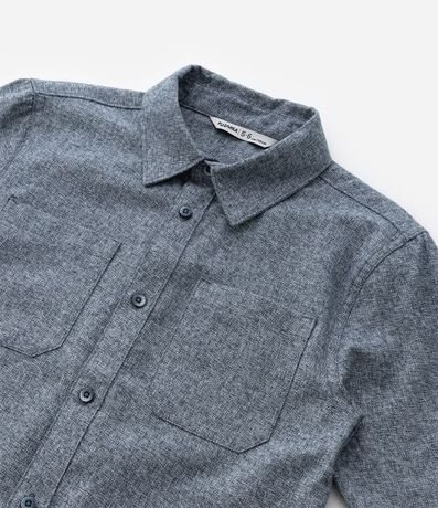 Camisa Infantil Franela con Bolsillos 6