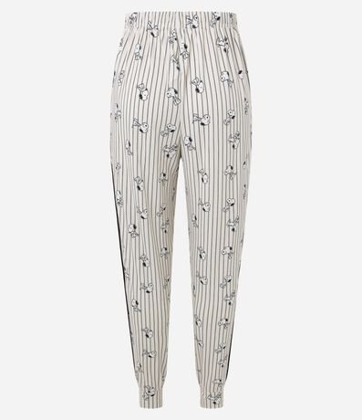 Pantalón de Pijama con Estampa Snoopy y Puños Ajustados 6