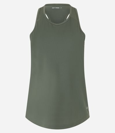 Musculosa Nadador Deportiva en Microfibra con Textura 4