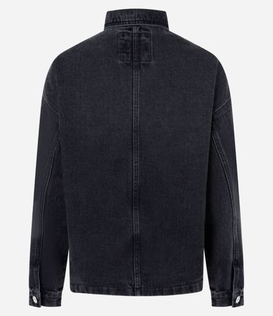 Camisa Jeans con Recortes y Bolsillos Grandes 6