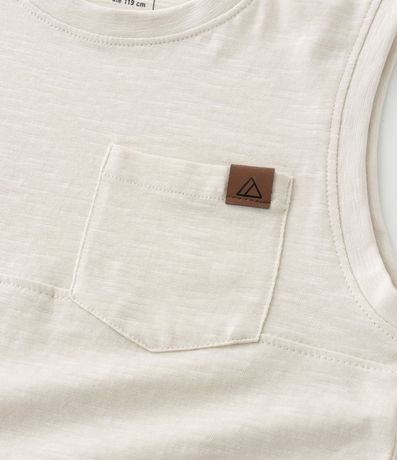 Musculosa Infantil en Flamé con Bolsillo - Talle 5 a 14 años 6