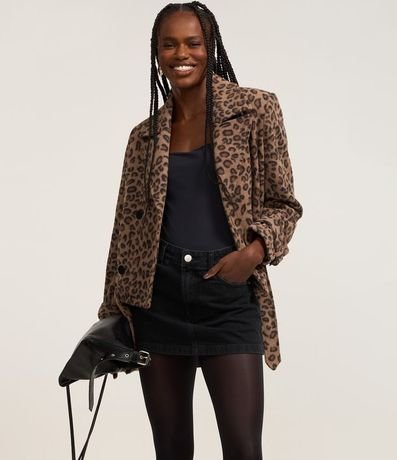 Pollera Mini en Jeans con Cintura Mediana 2