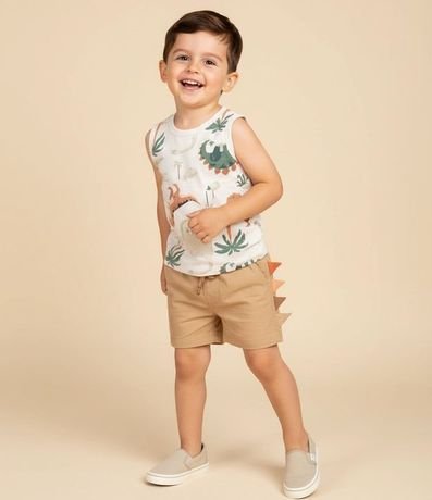 Bermuda Infantil en Microfibra con Cresta Interactiva - 1 a 6 años