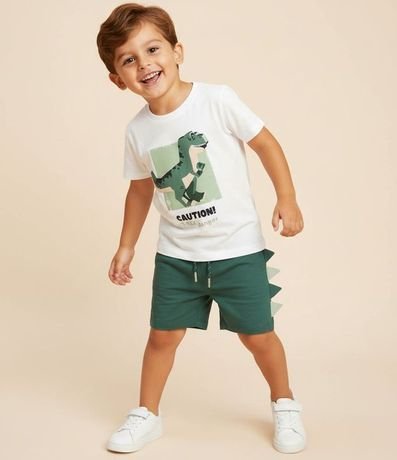 Bermuda Infantil en Microfibra con Cresta Interactiva - 1 a 6 años