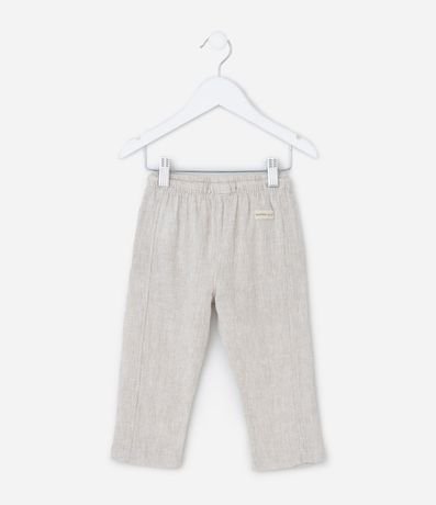 Pantalón Infantil con Lino y Cintura Elástica - Talle 1 a 6 años 2