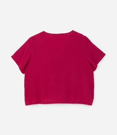 Blusa en Viscosa con Escote en V Curve & Plus Size 4