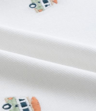Camisa Polo Infantil con Estampa Bordada - Talle 1 A 5 años 4