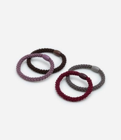 Kit 04 Elástico para el Pelo Diversas y Tranzadas 2