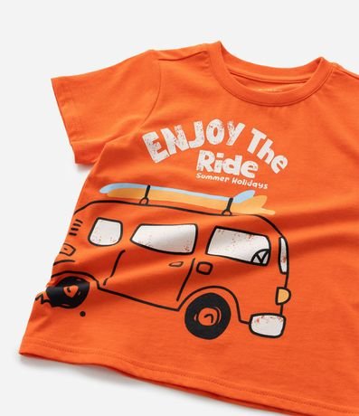 Conjunto Infantil con Estampa de Kombi y Lettering Enjoy The Ride - Talle 1 a 6 años 10