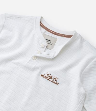 Remera Infantil Texturizada con Bordado Lettering - Talle 5 a 14 años 5