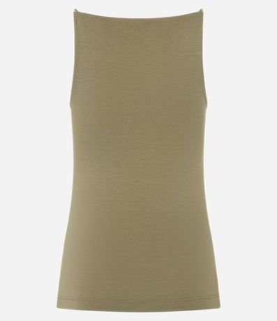 Blusa sin Manga con Escote Halter y Alça Elástico 5