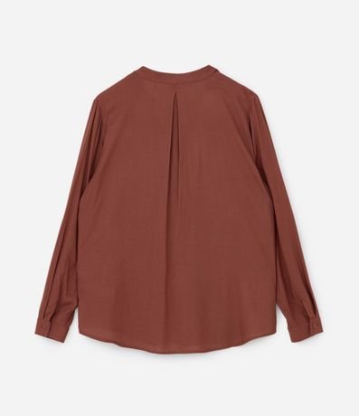 Camisa en Viscosa con Escote V Curve & Plus Size 5