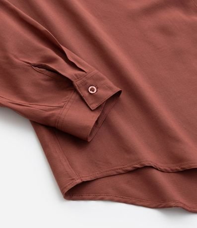 Camisa en Viscosa con Escote V Curve & Plus Size 7