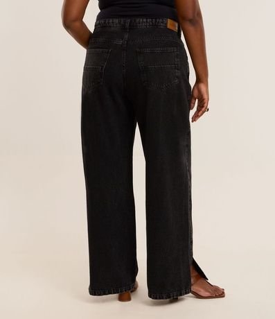 Pantalón Wide Leg en Jeans Marmorizado Curve & Plus Size 3