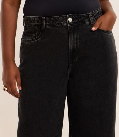 Pantalón Wide Leg en Jeans Marmorizado Curve & Plus Size 4