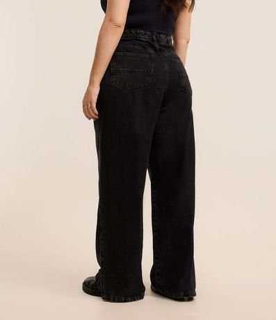 Pantalón Wide Leg en Jeans Marmorizado Curve & Plus Size 3