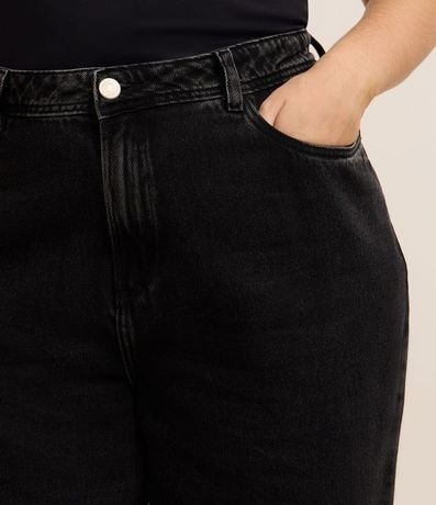 Pantalón Wide Leg en Jeans Marmorizado Curve & Plus Size 4