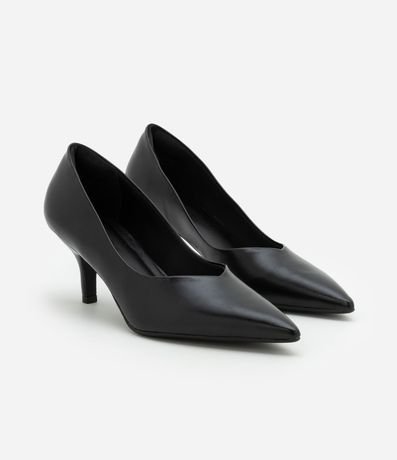 Zapato Tacones en PU con Salto Mediano 2