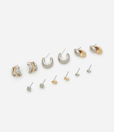 Kit 06 Caravanas Argollas y Botones