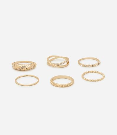 Kit 06 Anillos con Formas Diversas 2