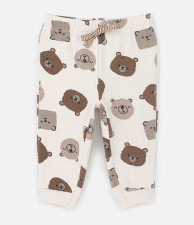Conjunto Infantil con Estampa Carita de Animalitos - Talle 0 a 18 meses 11