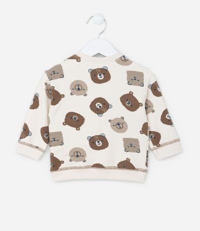 Conjunto Infantil con Estampa Carita de Animalitos - Talle 0 a 18 meses 3