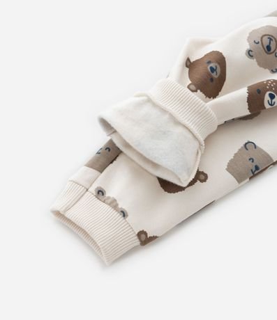 Conjunto Infantil con Estampa Carita de Animalitos - Talle 0 a 18 meses 4