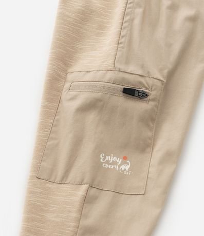 Pantalón Infantil en Sarga con Bolsillo y Cremallera - Talle 1 a 6 años 10