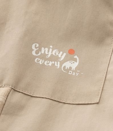 Pantalón Infantil en Sarga con Bolsillo y Cremallera - Talle 1 a 6 años 7