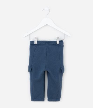 Pantalón Infantil Algodón con Bolsillos Cargo - Talle 0 a 18 meses 2