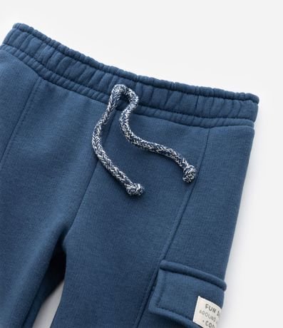 Pantalón Infantil Algodón con Bolsillos Cargo - Talle 0 a 18 meses 3