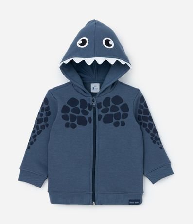 Saco Infantil con Estampa Interactiva Dino - Talle 0 a 18 meses