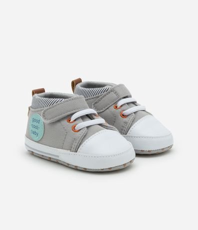 Championes Infantil con Velcro y Etiqueta Lateral - Talle 15 a 19