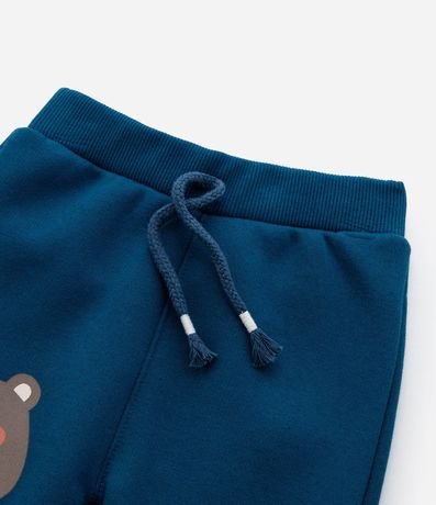 Pantalón Infantil con Estampa Carita de Animalito -  0 a 18 meses 5