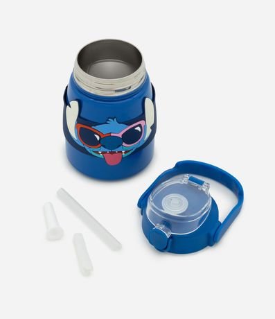 Botella Térmica con Pajita y Silicone de Stitch 850ml 5